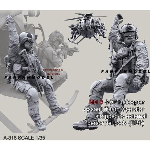 1/35 Resin figure soldier model kits DIY toy self-assembled A-316