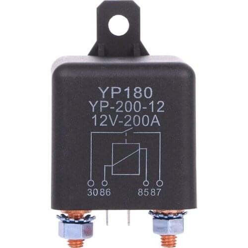 1 Pc 12V/24V DC 200A High Power Car Relay Motor Continuous Type Automotive Switch