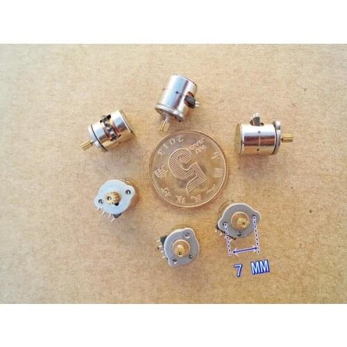 20pcs/lot Two-phase Four-wire Micro 8*9.5 MM Stepper Motor with Copper Gear