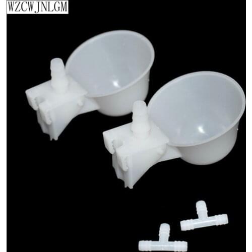 40 sets of animal water bowl bird hanging cup animal feeder nipple drinker bird tool poultry supplies