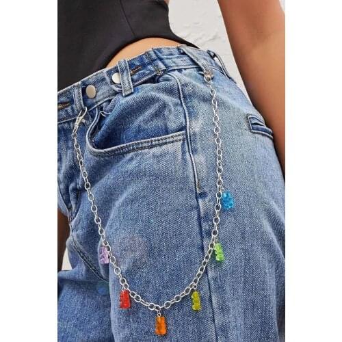 Jelly bean Figured Pantalon Accessory-chain Belt Trend Women 'S Special Cut Belt High Quality Belt Buckle