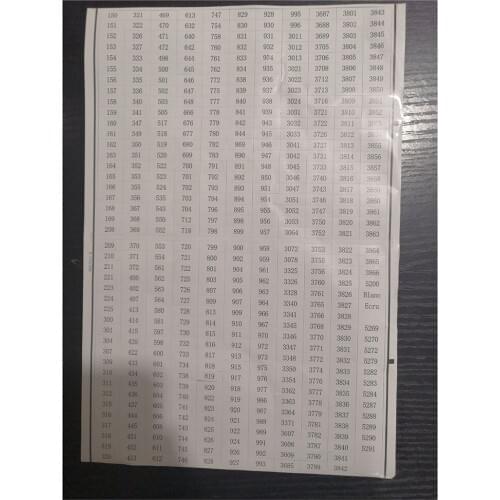 Diamond Painting Smart Tools Embroidery Accessories 5D DIY Square / Round Box Storage Bottles Color Number Label Sticker