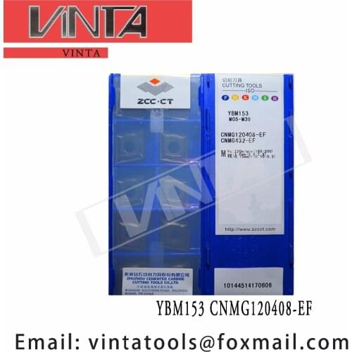 Free shipping high quality 10pcs/lots YBM153 YBG205 YBG202 YBG102 CNMG120408-EF cnc caibide turning inserts