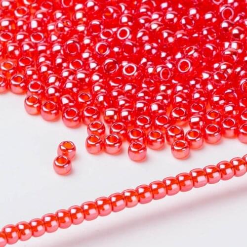 Taidian TOHO Beads 11/0 red color First Nation For Native bead work or bead weaving craft 10g/20g/bag