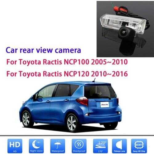 For Toyota Ractis NCP120 2010~2016 Rear View Camera Reversing Camera Car Reversing Camera HD CCD Night Vision