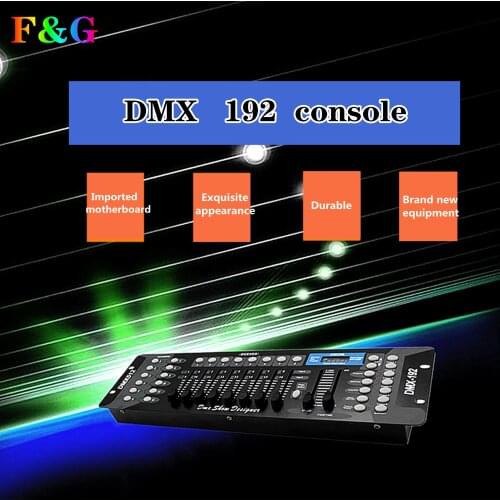 F&G new 192 DMX controller DJ equipment DMX 512 console stage lighting for LED Par moving head spotlight DJ Controlle
