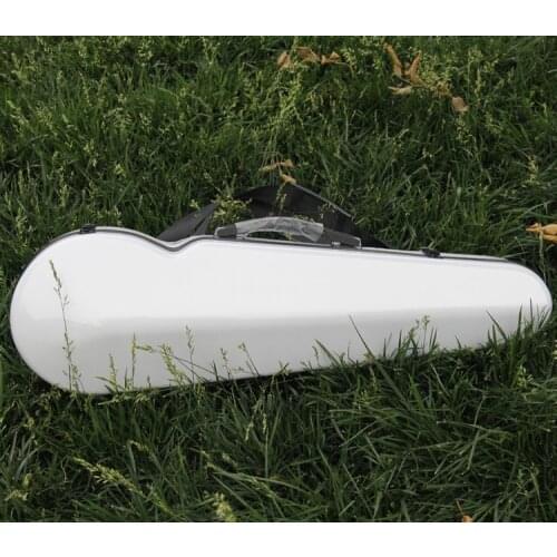 Yinfente Carbon Fiber Violin Case 4/4 Strong Violin Box Gray Blue Color Light For Girl