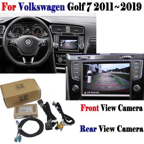 Reversing Camera For Volkswagen Golf 7 2011~2019 Adapter Connect Original Screen Display Parking Rear Camera MMI Decoder