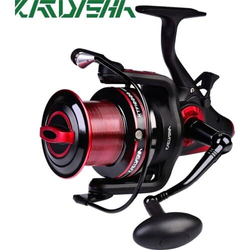 KATYUSHA Spinning Reel 4.7:1 Fishing Reel 11-21KG Max Drag Saltwater Fishing Bass Pike Trolling Reel 7000-10000 Series Sea Pesca