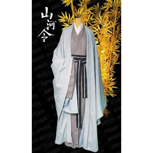 Custom size/made Word of Honor Cosplay Zhou zishu Ancient Costume Cosplay Costume