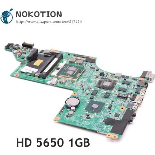 NOKOTION 615279-001 630279-001 603642-001 For HP Pavilion DV6 DV6-3000 Laptop Motherboard DA0LX6MB6H1 HD5650 GPU Free CPU