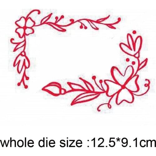Metal Cutting Dies vine leaves flower die mould template for DIY Scrapbooking Album Decor Embossing Paper Card Crafts Die Cut