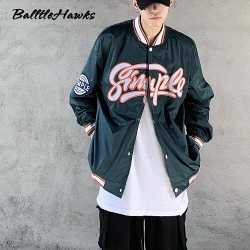 Baseball Uniform Jackets for Men 2021 Spring and Autumn New High-Quality Loose and Thin Couple Retro Clothes Oversized Jacket