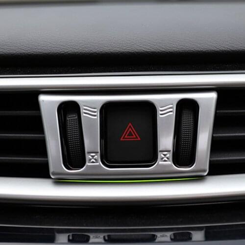 Center Console Air Vent Outlet Cover Sticker For Nissan X-Trail Xtrail X trail T32 2013+ Qashqai J11 2014+ Murano