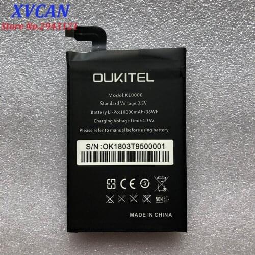 Oukitel k10000 Battery High Quality Original Large Capacity 10000mAh Battery For oukitel k10000 Mobile Phone