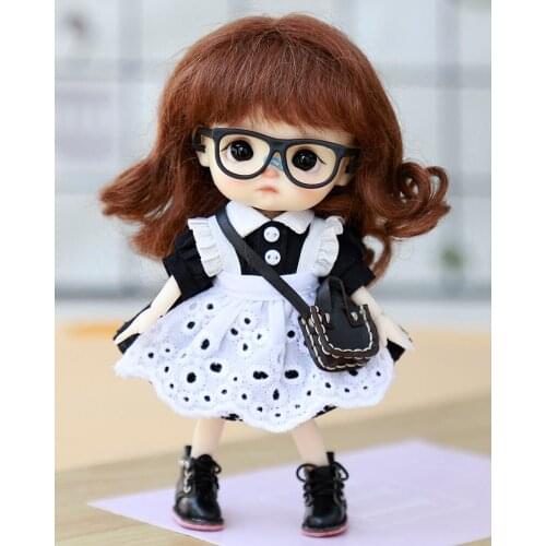 OB11 doll dress suitable for OB11 body9 mollys little red riding hood witch clown dress doll accessories