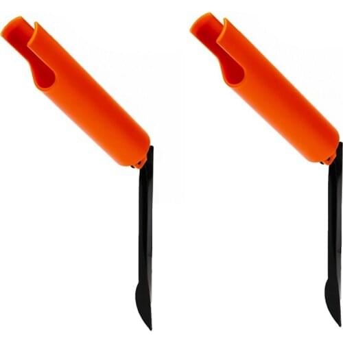 Fishing Rod Stand Pole Holder Plug Insert Ground Adjustable Iron Tool Lightweight Durable Suitable for Outdoor Fishing