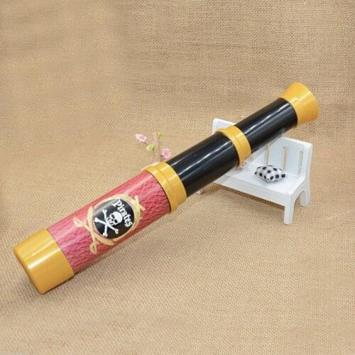 Portable Spotting Telescope Retractable Portable Childrens Toy Pirate Telescope 4X