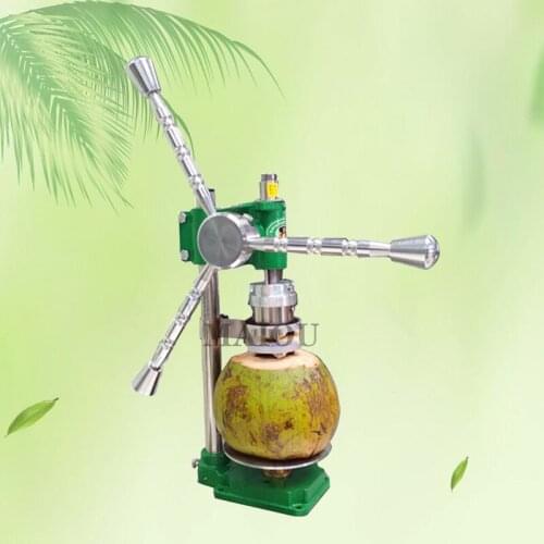 Hand Manual Small Coconut Top Cutting Hole Drilling Punching Machine Coconut Hole Opening Machine