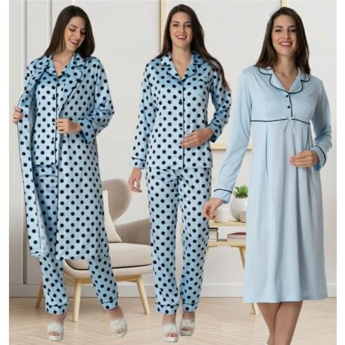 Womens Maternity Pajama Pants Set