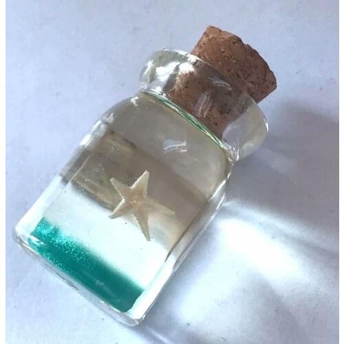 12 pcs fashion jewelry Drifting bottle star fish