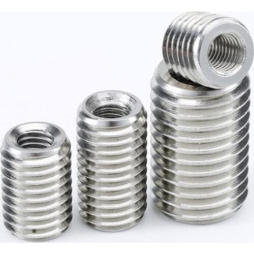 M2 M2.5 M3 M4 M5 M6 M8 M10 stainless steel 304 inside outside thread Adapter screw wire thread insert sleeve Conversion Nut