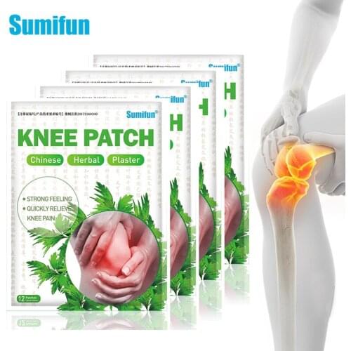 48pcs Meniscus injury Medical Patch Wormwood Knee Plaster Joint Ache Pain Relieving Sticker Rheumatoid Arthritis Sprains Patch