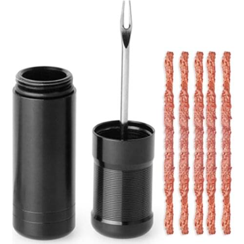 5pcs Bicycle Tools Tire Repair Rubber Strip And Bicycle Tire Repair Drill MTB Road Bike Tubeless Repair Tool Simple Set