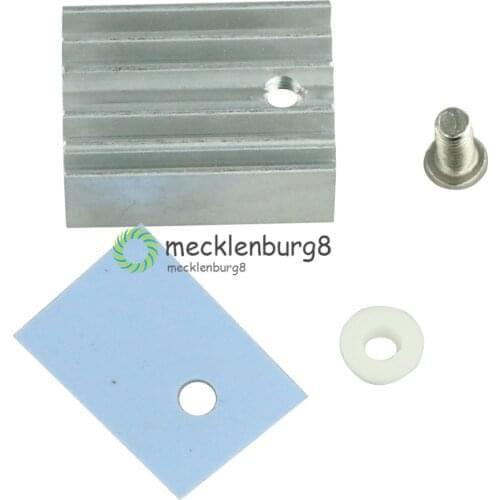 5 PCS TO-220 Silver Aluminum Heat Sink Heatsink Regulator / MOSFET With screws Radiator Heatsink Cooler 20x15x11mm