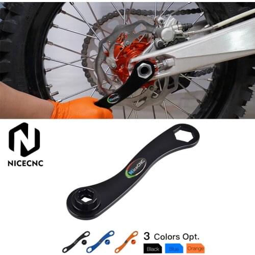 NICECNC Aluminum Front Rear Wheel Axle Removal Tool Wrench Spanner for KTM For KTM 125-530 SX SXF EXC EXCF XC XCW XCF 2018-2021