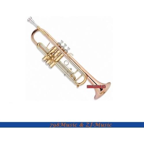 Bb Trumpet Professional Model With Case-Bore Size 11.65mm-Bell DIA.123mm