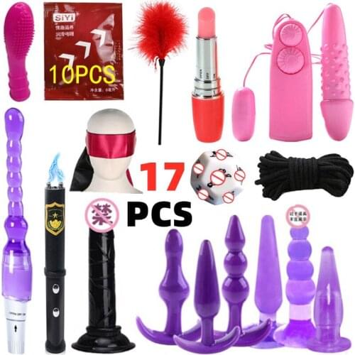 Bdsm Dildo Vibrator Butt Plug Jelly Toys Anal Clitoris Vagina Massage Stimulator Female Masturbator Adult Sex Toys For Couples