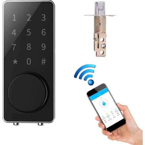 TTLock Bluetooth Deadbolt Door Lock Wireless Wifi Password Smart Lock Electronic Keyless Entry Password Control US Smart Lock
