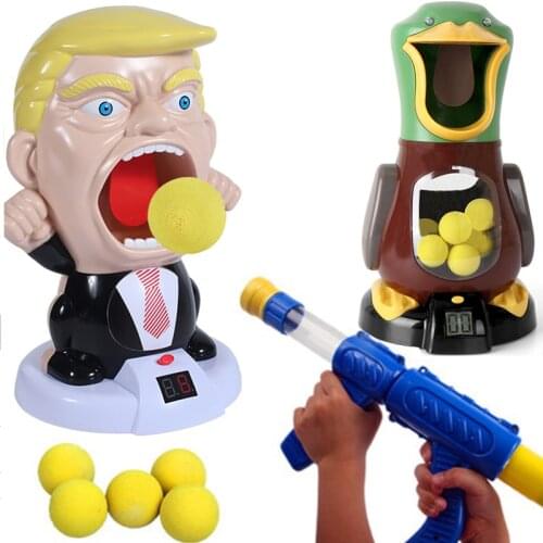 Battle Game Toy Soft Air Bullet Gun Air Pump Shoot Duck Electronic Scoring Dynamic Music Eva Fball Fnovel Children Battle Toys 9
