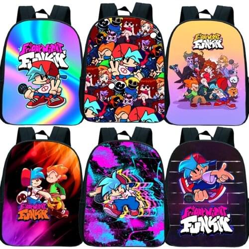 Toddler Friday Night Funkin Kindergarten Backpack Kids Cartoon Mini Rucksack Baby Boys Girls Knapsack Children Anime Bagpacks