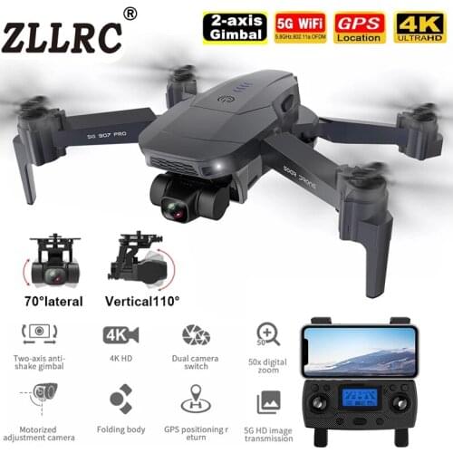 2020 NEW SG907 Pro Drone Quadcopter GPS 5G WIFI 4k HD Mechanical 2-Axis Gimbal Camera Supports TF Card RC Drones Distance 800m