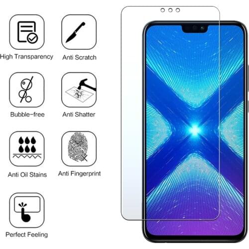 Honor 8x glass protective for huawei 8 x tempered glas x8 screen protector Film for Honor 7A Dua-L22 Honor 7A Pro AUM-AL29 Case