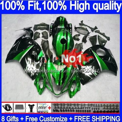 Injection For SUZUKI Hayabusa GSXR 1300 GSXR-1300 29MC.112 GSXR1300 2008 2009 2010 2011 2012 08 09 10 11 12 Green black Fairing