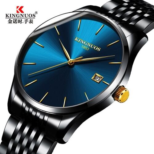 KINGNUOS Mens Waterproof Watch