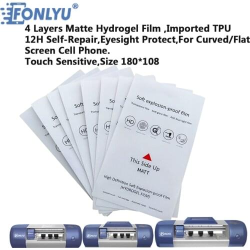 FONLYU HD Matte Anti Blue Light Flexible Hydrogel film For FONLYU F140 F150 F200 Phone Screen Protect Cutting Film Machine