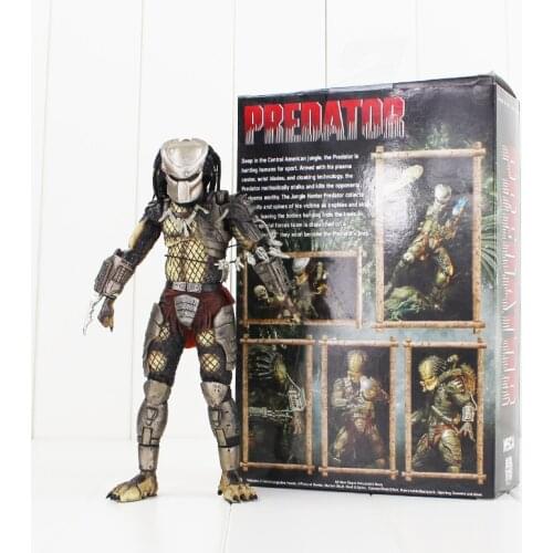 NECA AVP Aliens vs Predator Series Predator Jungle Hunter Youngblood Predator Toy Action Figure Model