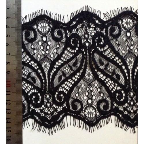 14cm wide 3m/pcs non-elastic eyelash trim, 5pcs per lot,XERY-LST001