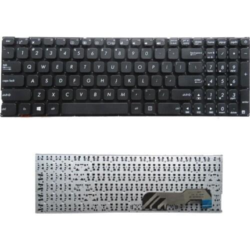 SSEA NEW US Keyboard black for Asus X541 X541U X541UA X541UV X541S Laptop Keyboard No frame Wholesale