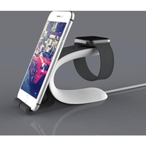 Hot New Mobile Phone Smartphones Tablets Bracket Stand And Stand Holder Charging Dock For Apple Watch Mobile Phone Desk Holder