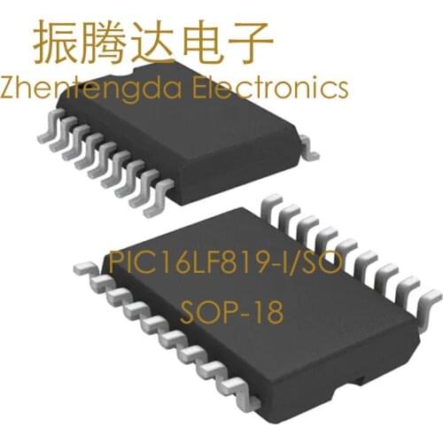 New PIC16LF819 PIC16LF819-I PIC16LF819-I/SO SOP-18 PIC16LF819-I/SO