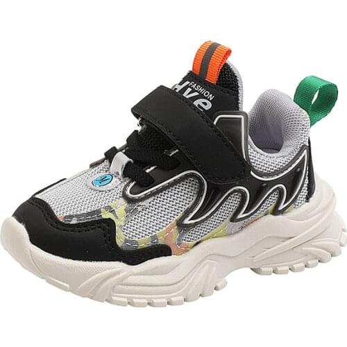 2021 Autumn Childrens Shoes Boys' Lightweight Breathable Sneakers Fashion Girls' Casual Shoes Non-slip Hot Running Shoes 21-30