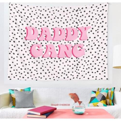 Daddy Gang tapestry Mandala tapestry Bohemian decoration wall hanging bedroom psychedelic scene starlight art home decoration