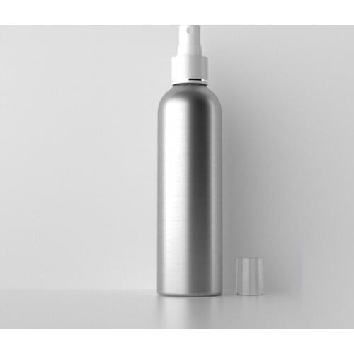 30/50/100/120/150/250ml silver collar spray pump makeup aluminum bottles, perfume cosmetic mist sprayer container packaging