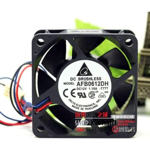 Delta Electronics AFB0612DH T7TT Server Cooling Fan DC 12V 1.10A 60x60x25mm 3-wire