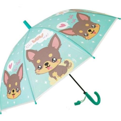 Multi Color Cartoon Paint umbrella folding nylon captain Sunny and Rainy Umbrella kids students carry supplies